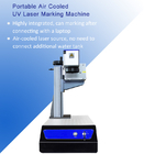 Portable Plastic Laser Marking Machine 355nm Air Cooling EZCAD Control Software