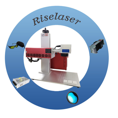Desktop Co2 Laser Marking Machine for Wood and Non-metal Material Min Line Width 0.012mm