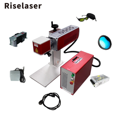 Desktop Co2 Laser Marking Machine for Wood and Non-metal Material Min Line Width 0.012mm