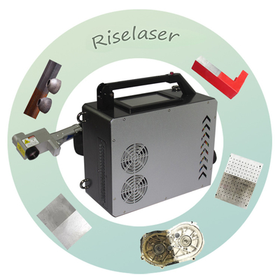 100w 50w tragbare Laserreinigungsmaschine zur Entfernung von Metallrostfarbe